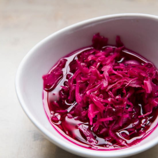 How to Make Quick Pickled Cabbage