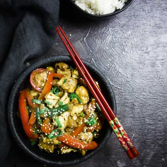 Low Carb Tangerine Chicken