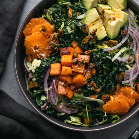 Shaved Brussels Kale Salad