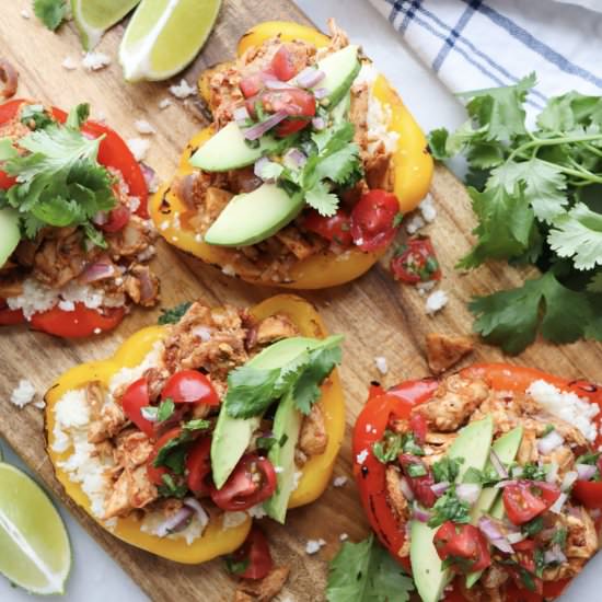 Chicken Fajita Stuffed Peppers