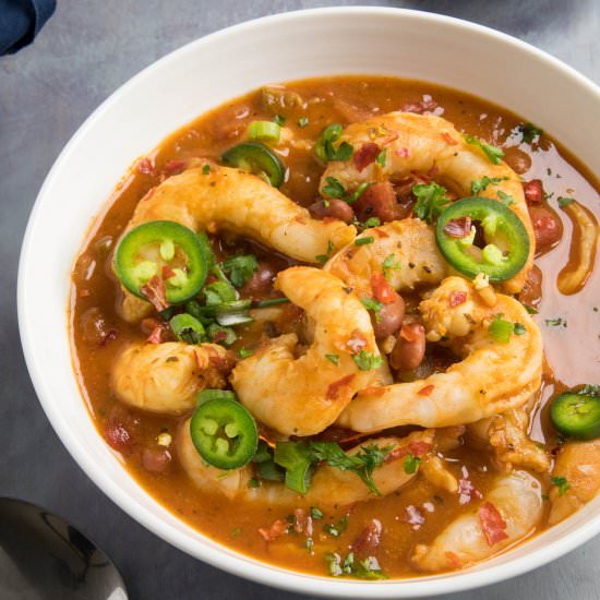 Shrimp and Red Bean Chili
