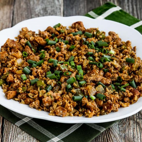 Low-Carb Cauliflower Dirty Rice