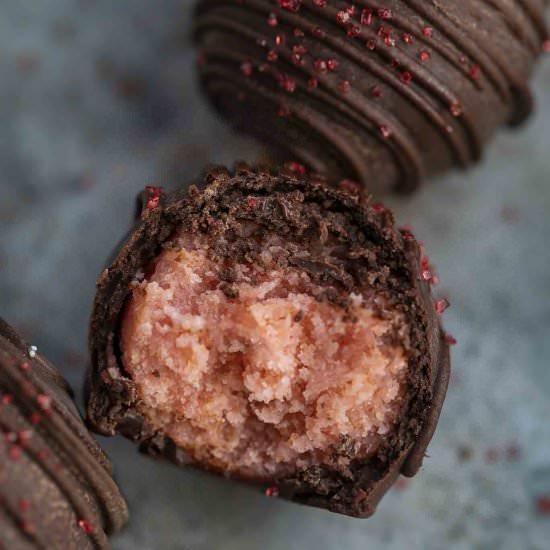 Strawberry Cake Balls