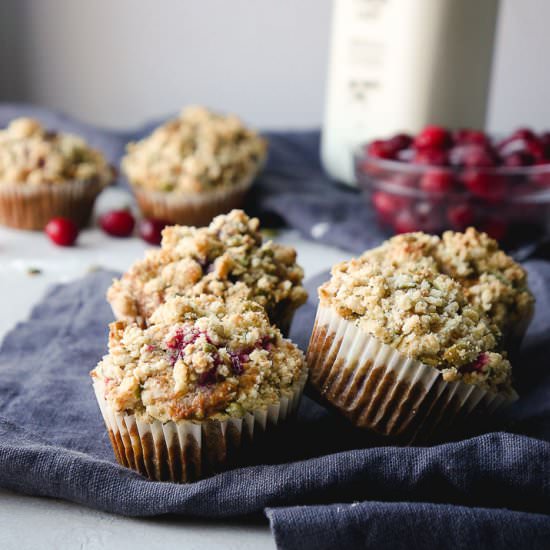 Cranberry Banana Muffins