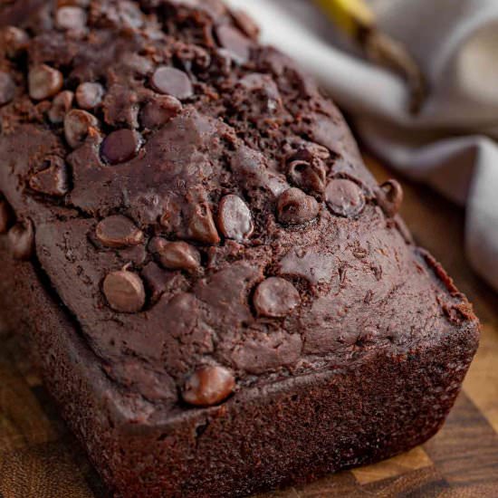 Double Chocolate Banana Bread