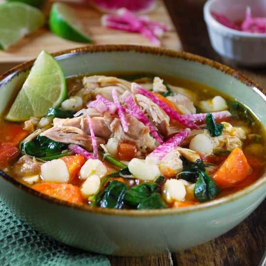 Instant Pot Chicken Pozole
