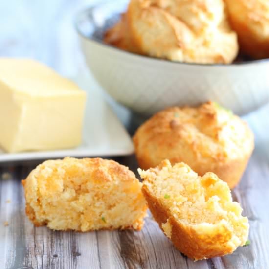 Garlic Cheddar Biscuits (keto)