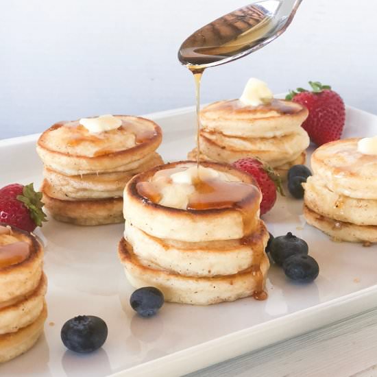 The BEST Silver Dollar Pancakes