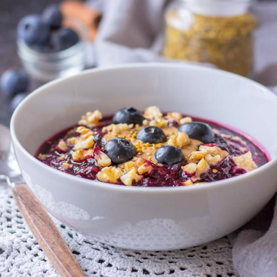 Blueberry Oatmeal Porridge