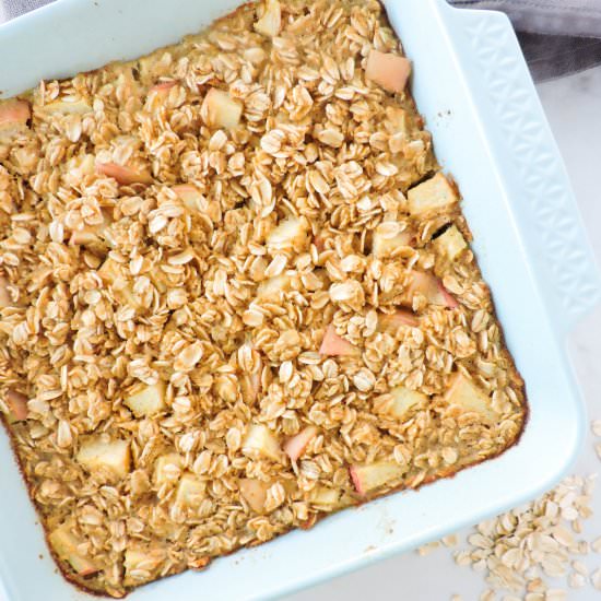 Baked Apple Cinnamon  Oatmeal