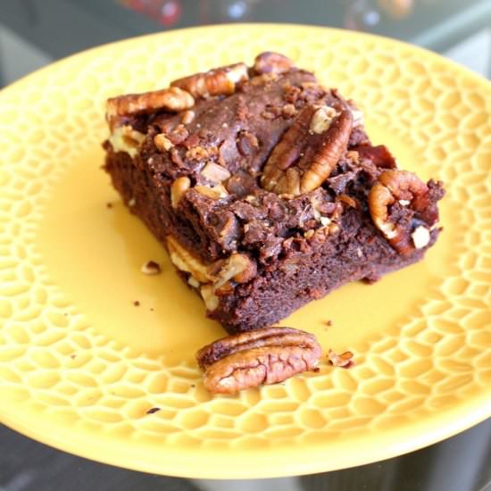 Scotch, Bacon and Pecan Brownies