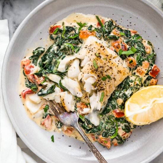 Fish Florentine