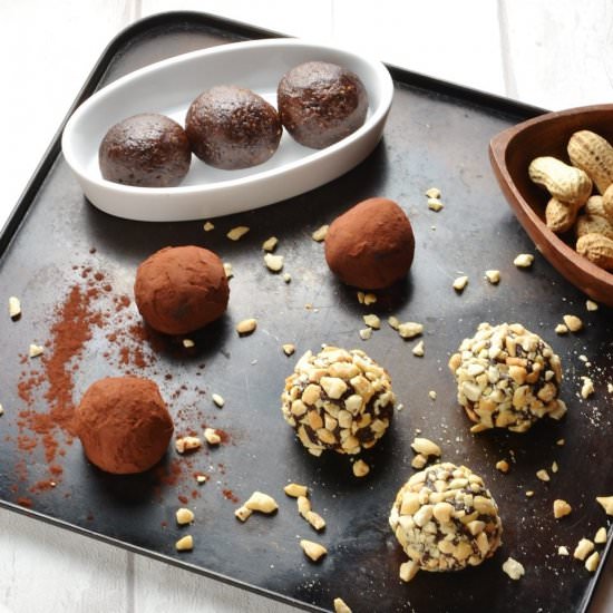 Mocha Nut Energy Balls with Quinoa