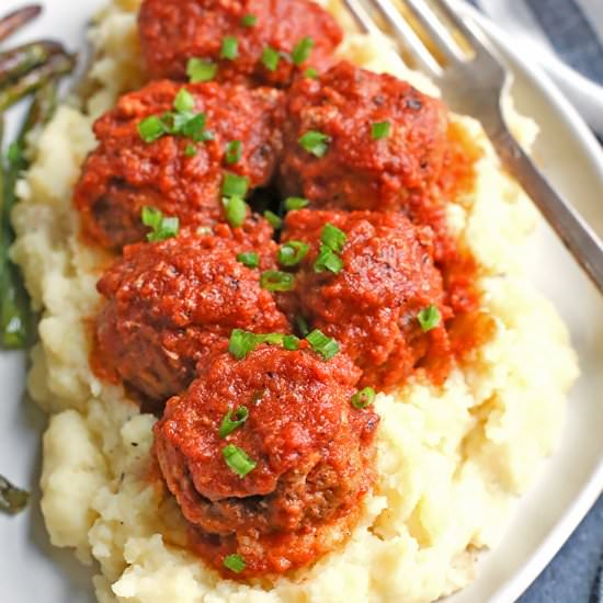 Paleo Whole30 Barbecue Meatballs