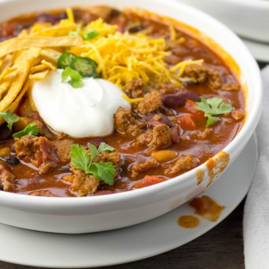 Crock-pot Turkey Chili
