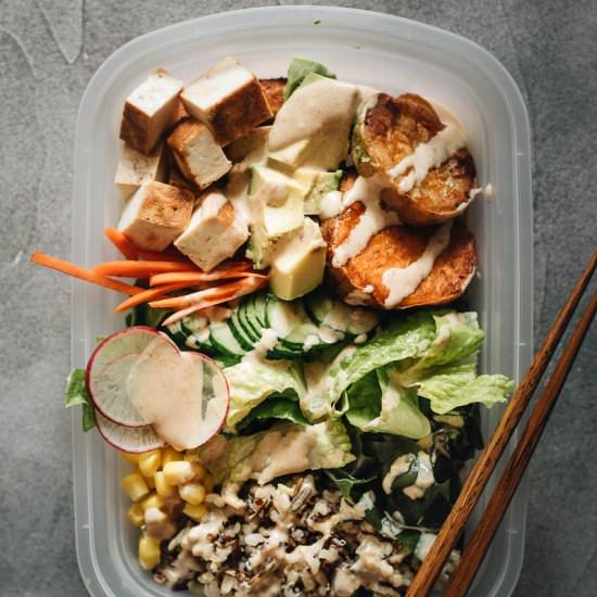 Japanese Buddha Bowl Meal Prep