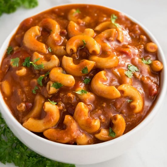 One Pot Chili Mac