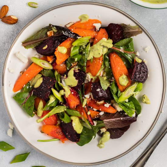 Roasted Beet & Carrot Salad