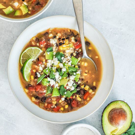 Vegetarian Mexican Soup