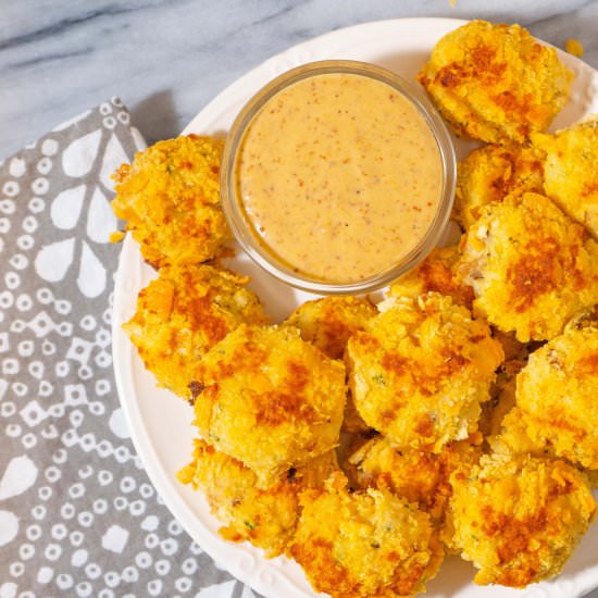 Leftover mashed potato croquettes