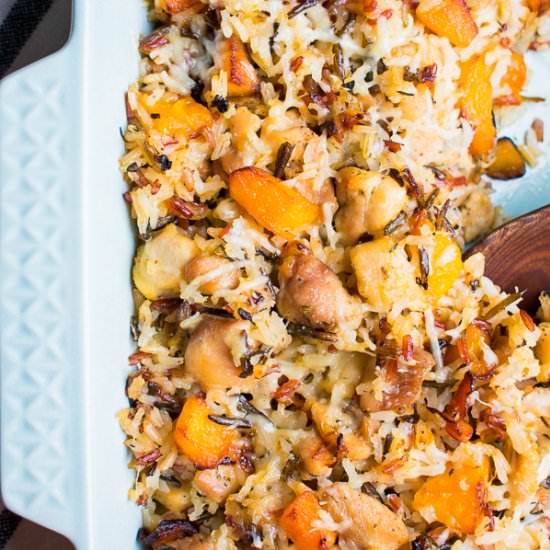 Healthy Chicken Wild Rice Casserole