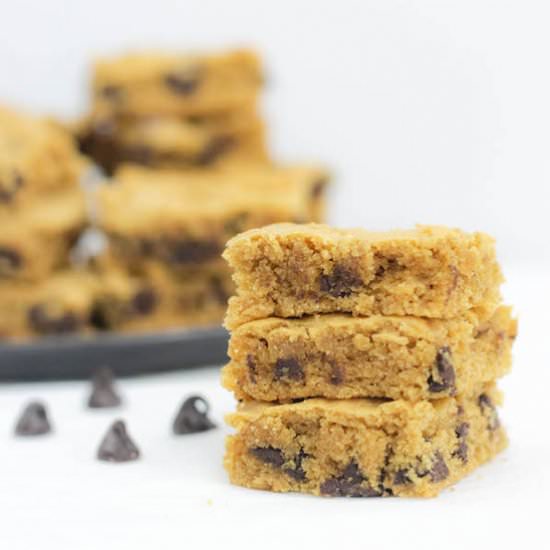 Healthy Peanut Butter Blondies