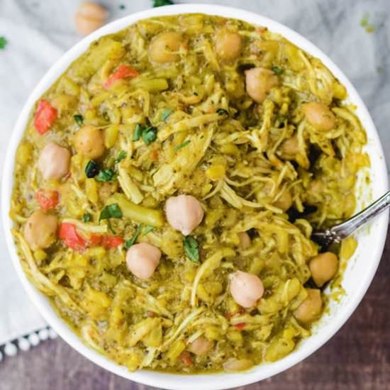 Instant Pot Chickpea Chicken Curry