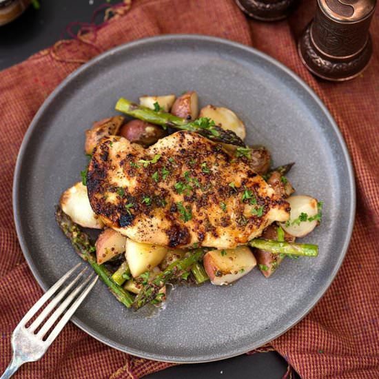 Sheet Pan Honey Mustard Chicken