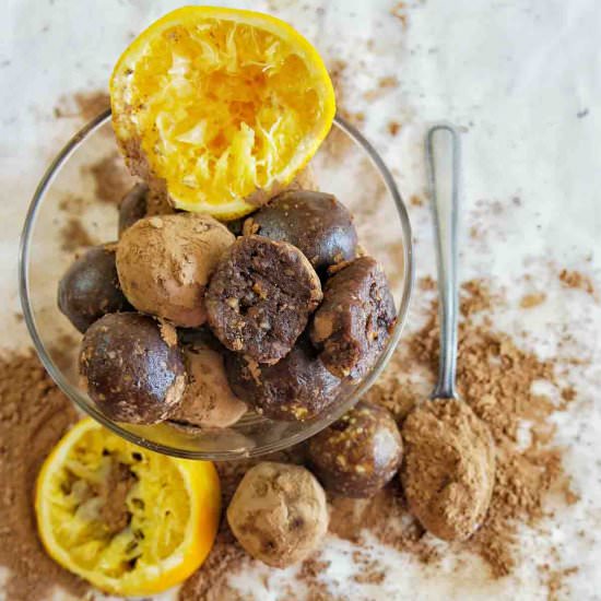 Orange Cacao Bliss Balls