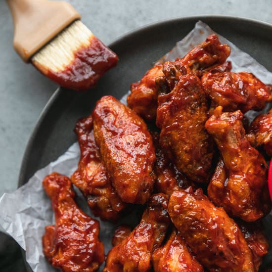 Brown Sugar BBQ Baked Wings