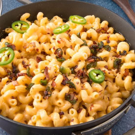 Jalapeno Popper Mac and Cheese