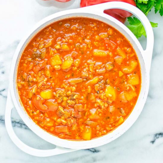 Stuffed Pepper Soup