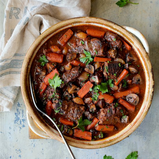 Beef Short Ribs Bourguignon
