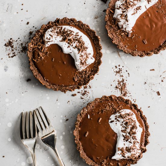 Vegan Chocolate Tarts
