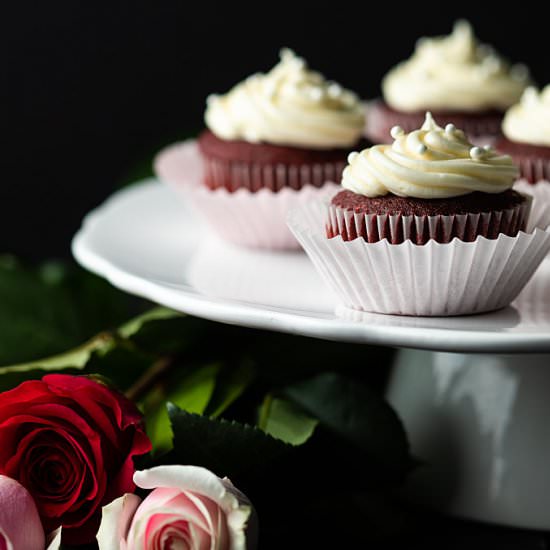 red velvet cupcakes
