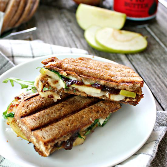 Manchego, Fig & Apple Panini