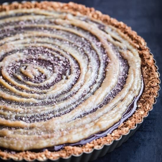 Chocolate Tahini Tart