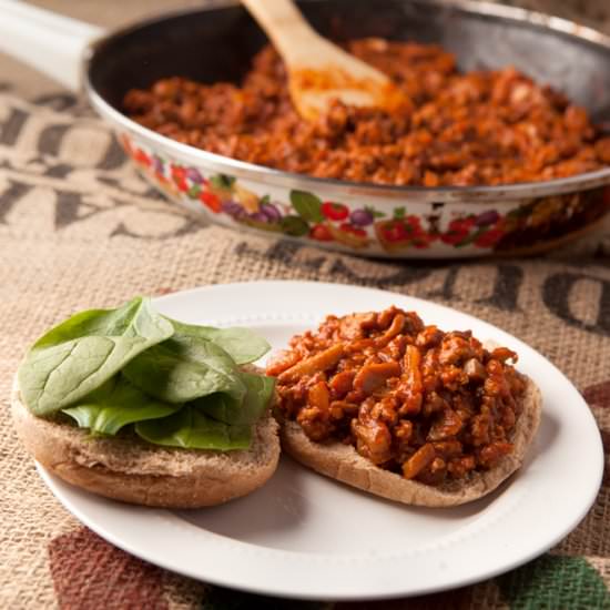 Healthy Ground Turkey Sloppy Joes