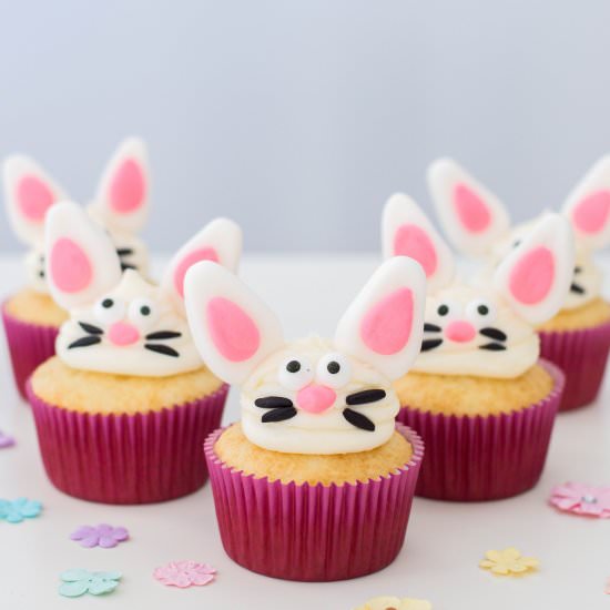 Easter Bunny Cupcakes