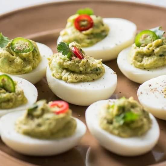 guacamole deviled eggs