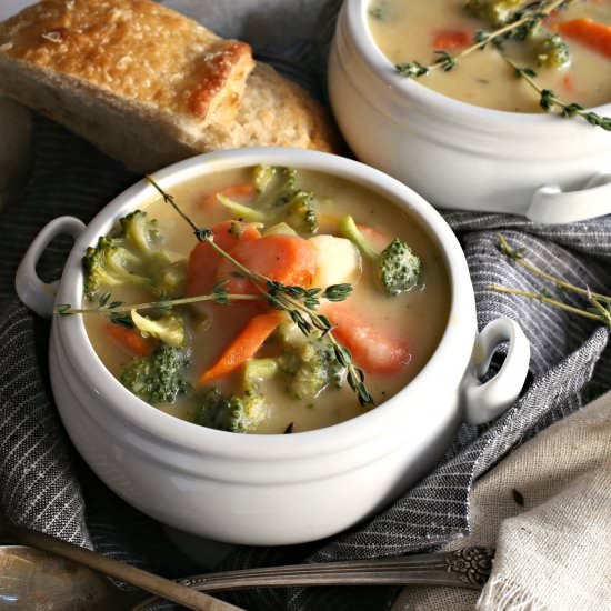 Cheesy Vegetable Chowder
