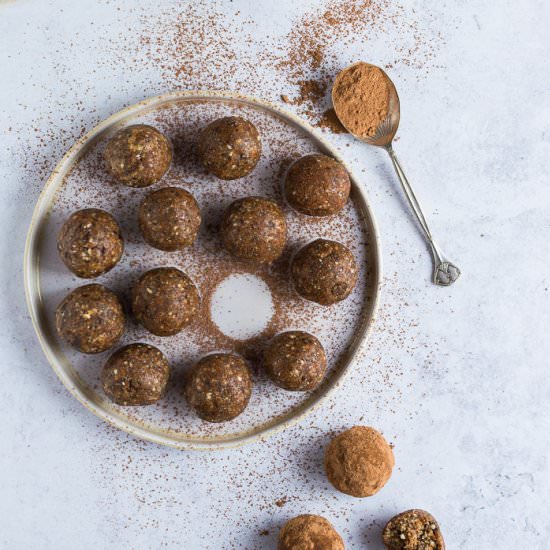 Choc Chip Peanut Butter Bliss Balls