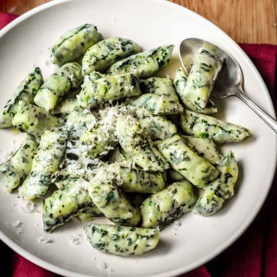 Swiss Chard Potato Gnocchi