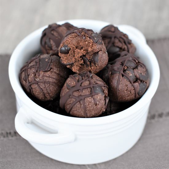 Double Chocolate Cookie Dough Bites
