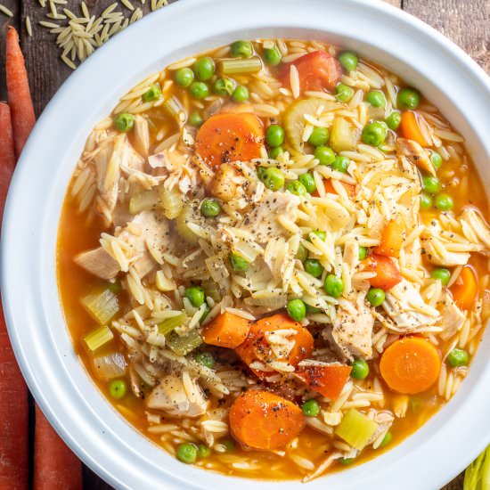 Minestrone Chicken Noodle Soup