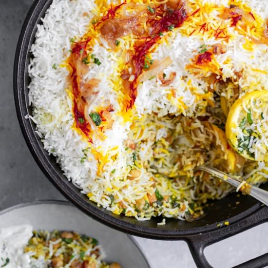 Sindhi Vegetable Biryani