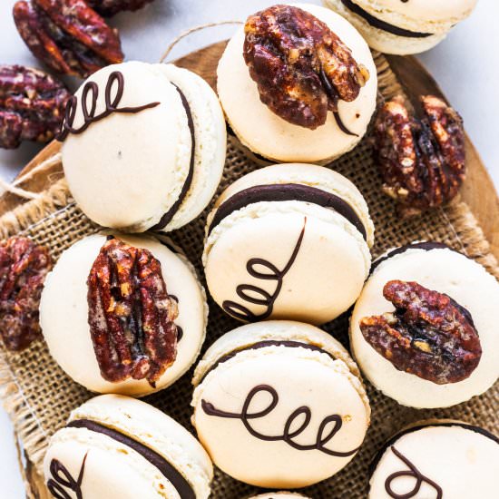Pecan Macarons