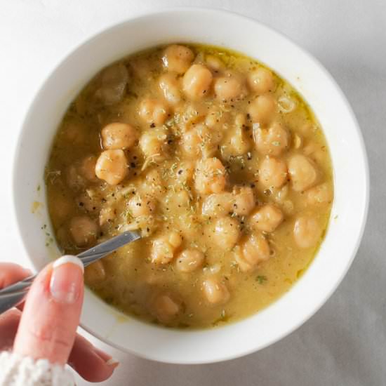 Greek Chickpea Soup