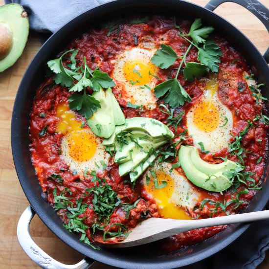 Easy Whole30 Shakshuka