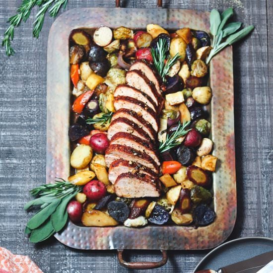 spice rubbed pork tenderloin